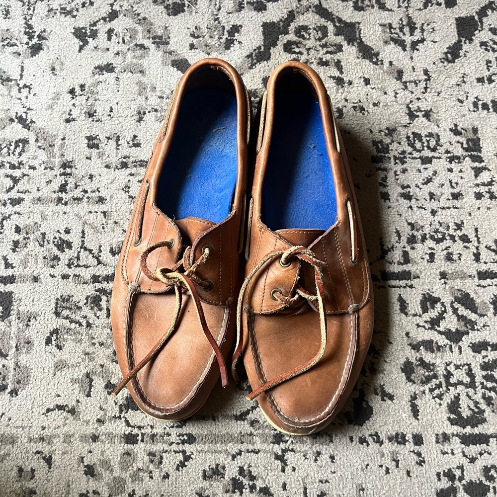 Men's Brown Leather Loafer Shoes